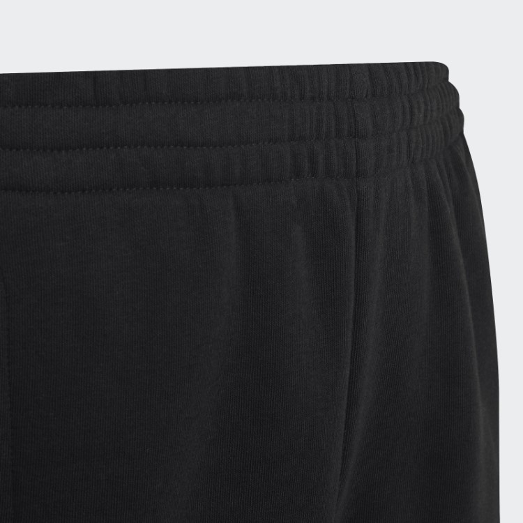 Jogger De Lã Preto Essencial Com As Três Listras Adidas