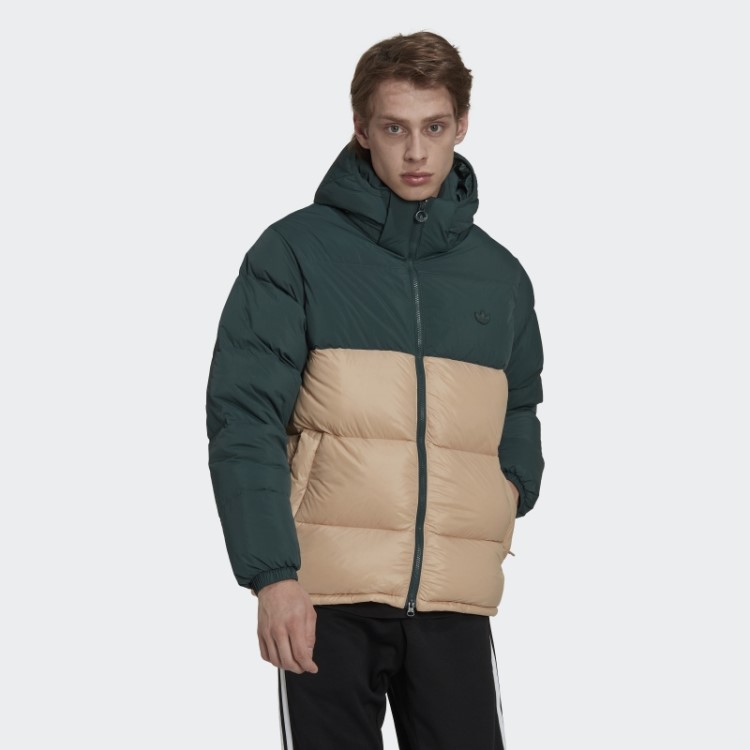 Jaqueta Puffer Com Capuz Down Regen Verde Mineral Adidas