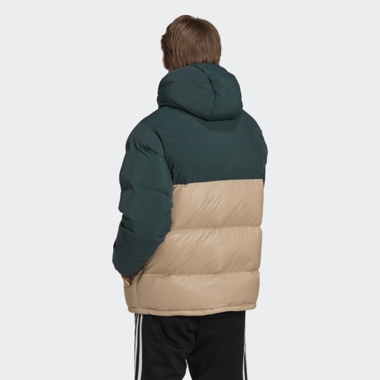 Jaqueta Puffer Com Capuz Down Regen Verde Mineral Adidas