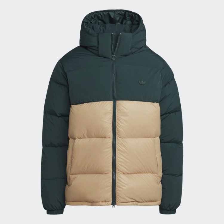 Jaqueta Puffer Com Capuz Down Regen Verde Mineral Adidas