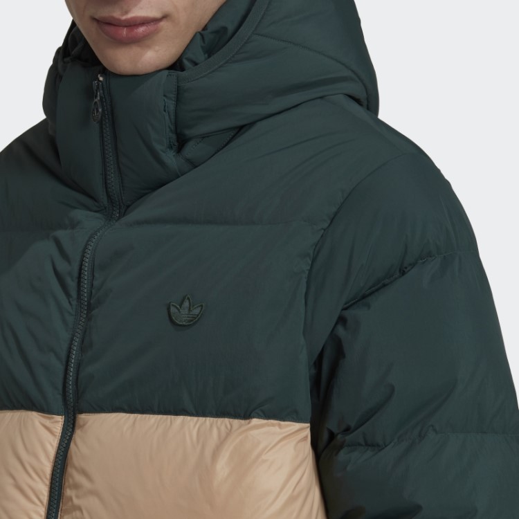 Jaqueta Puffer Com Capuz Down Regen Verde Mineral Adidas