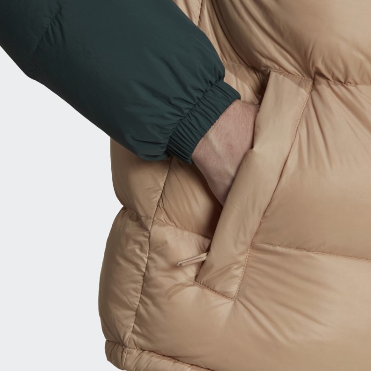 Jaqueta Puffer Com Capuz Down Regen Verde Mineral Adidas