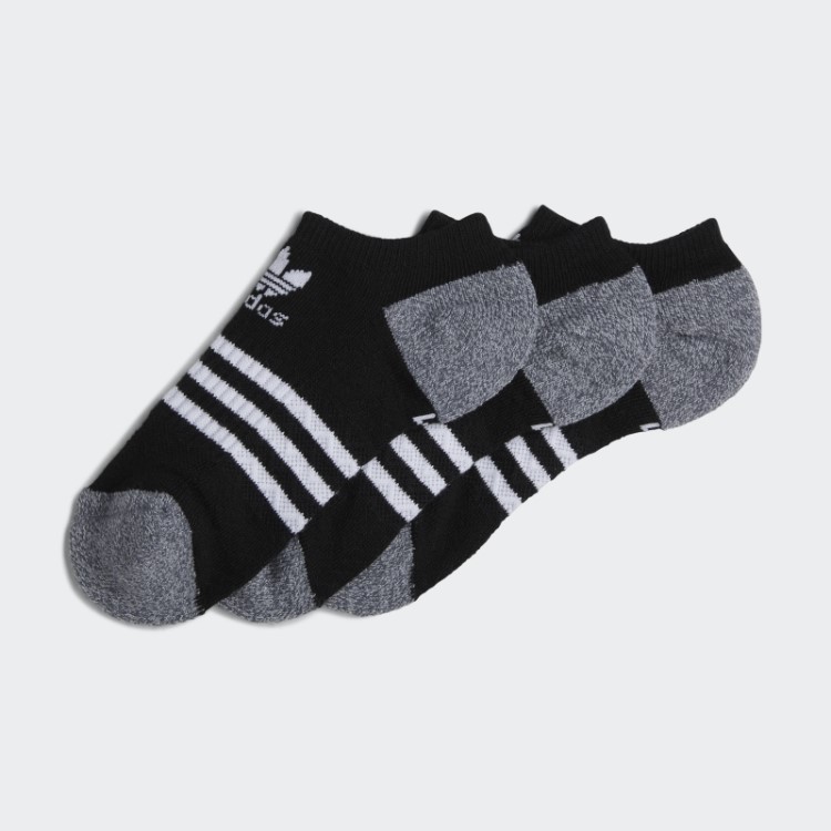 Meias Roller Invisíveis 3 Pares Adidas Preto