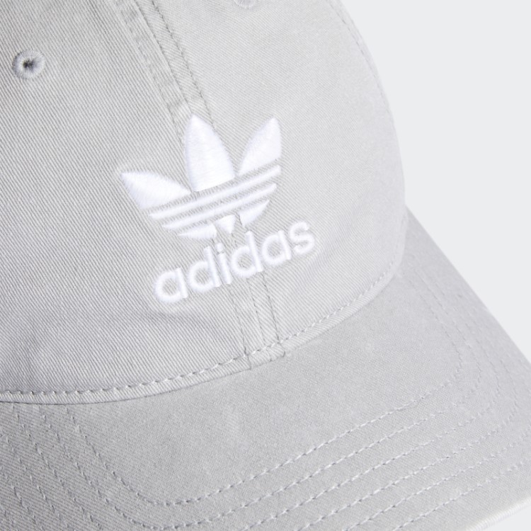Chapéu Strapback Relaxado Adidas Pedra