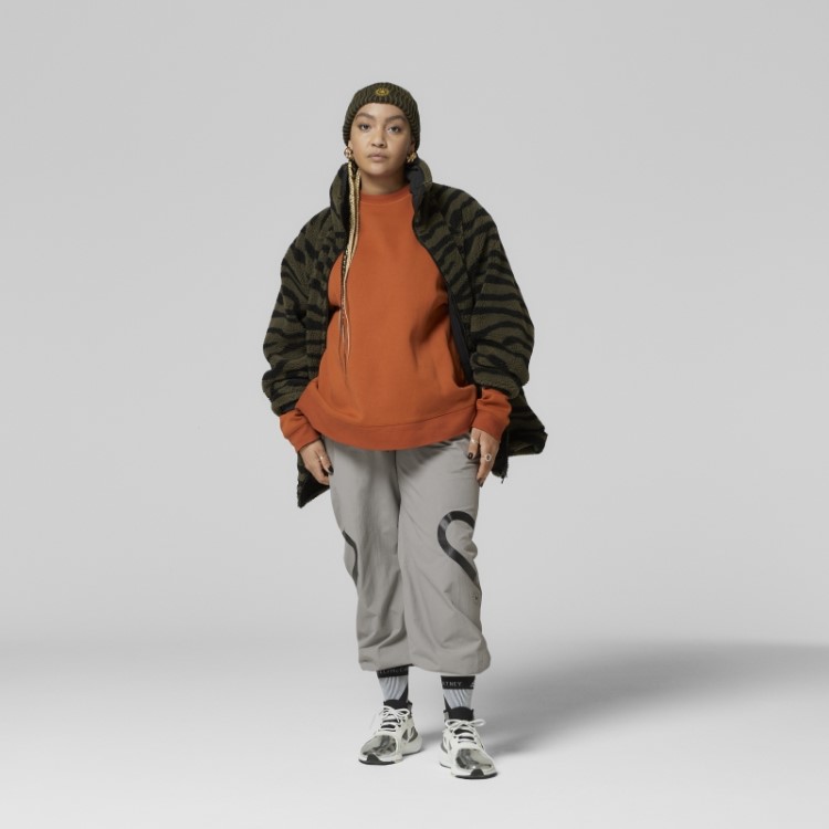 Moletom Adidas By Stella Mccartney Sc Tijolo Queimado