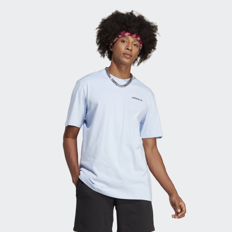 Camiseta Adidas Adventure Mountain Back Blue Dawn Fashion
