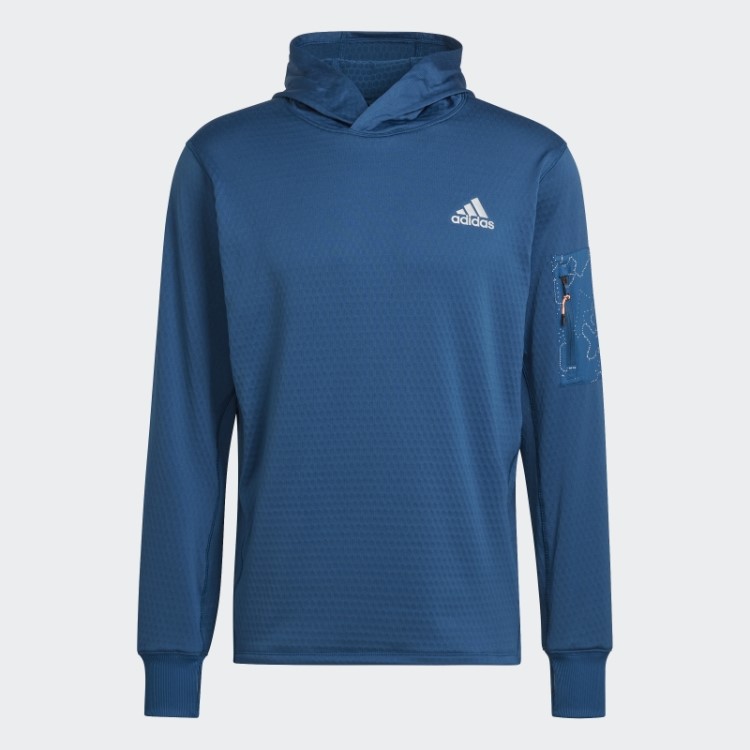 Moletom Com Capuz De Corrida X-city Adidas Moda Marinha