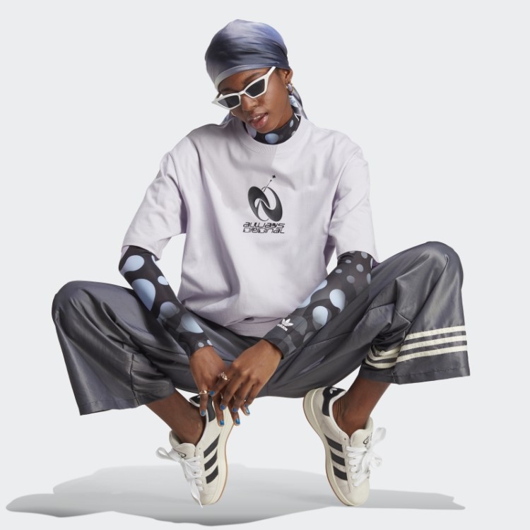 Silver Dawn Adidas Always Original Graphic Camiseta Solta