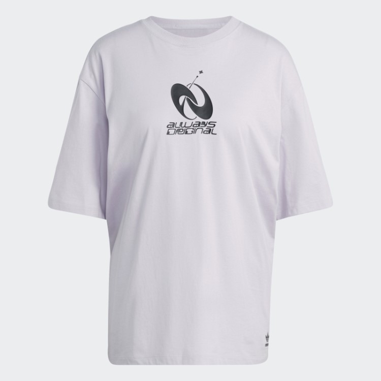 Silver Dawn Adidas Always Original Graphic Camiseta Solta