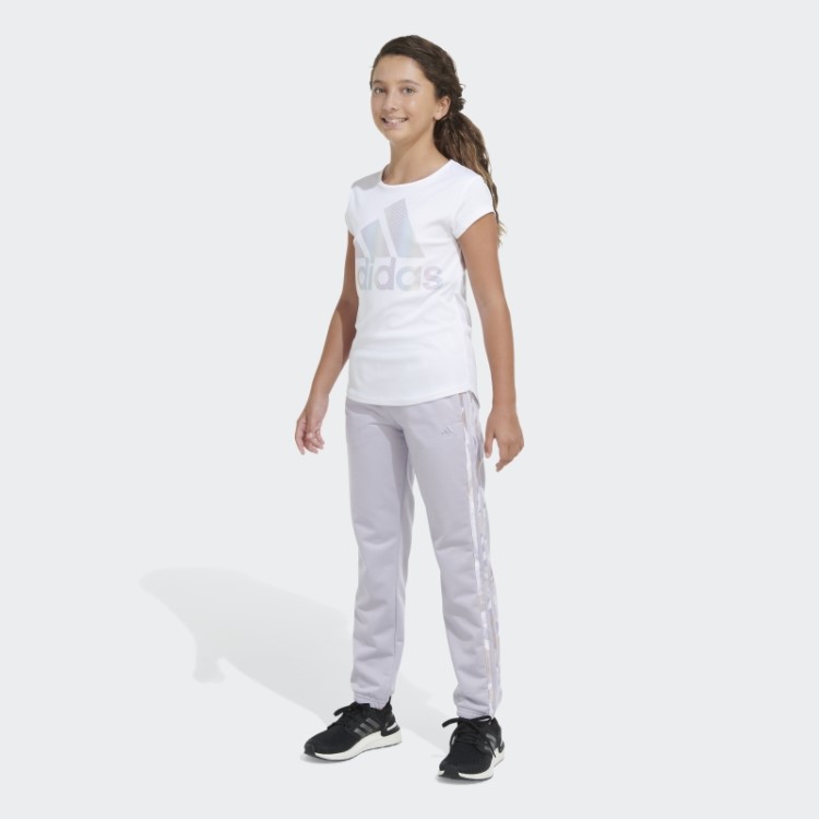 Adidas Joggers De Tricot Com Estampa De 3 Listras Tom Roxo