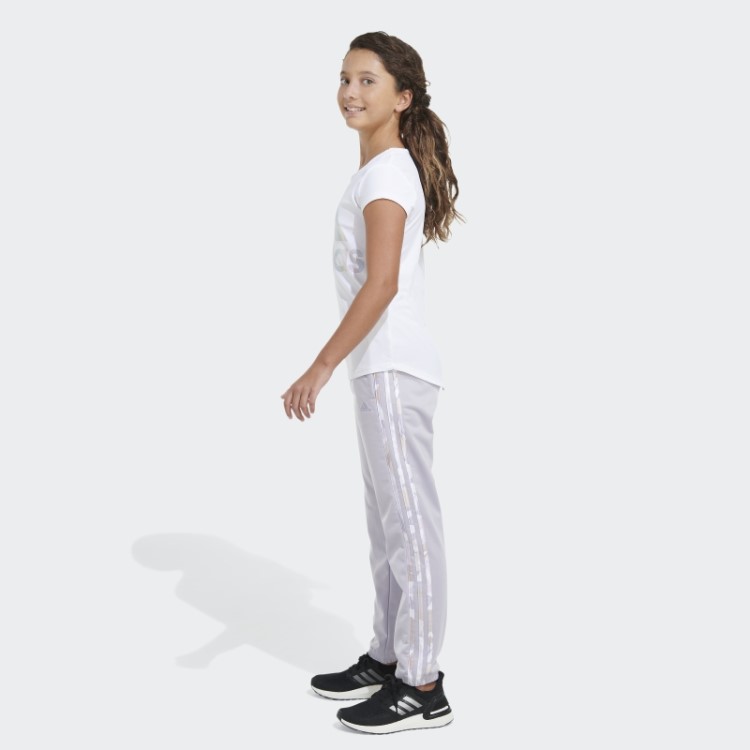 Adidas Joggers De Tricot Com Estampa De 3 Listras Tom Roxo