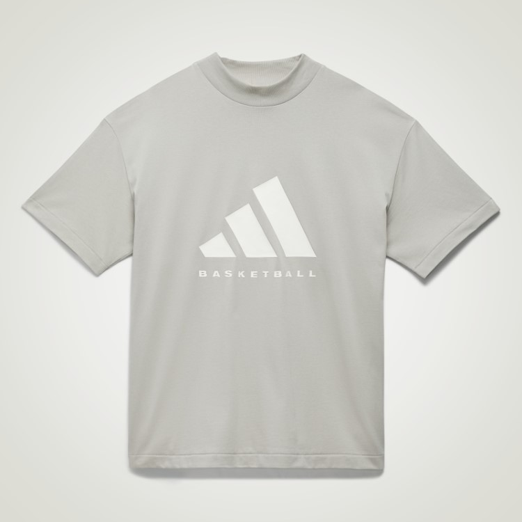 Camiseta De Basquete Adidas Cinza Metal Fashion
