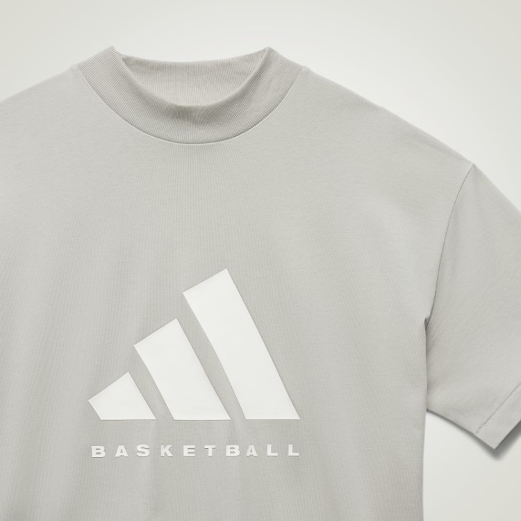 Camiseta De Basquete Fashion Cinza Metal Adidas