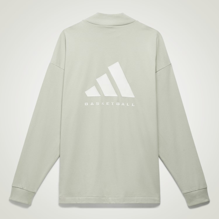 Camiseta De Manga Longa De Basquete Verde Quente Da Adidas