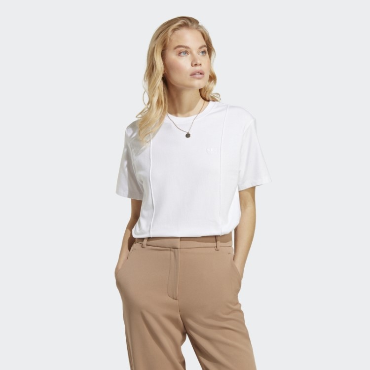 Camiseta Branca Premium Essentials Adidas