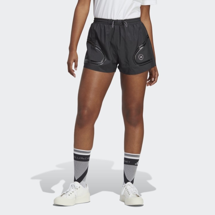 Bermuda De Corrida Adidas By Stella Mccartney Preta Truepace Quente