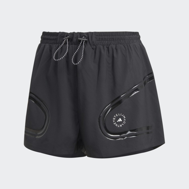 Bermuda De Corrida Adidas By Stella Mccartney Preta Truepace Quente