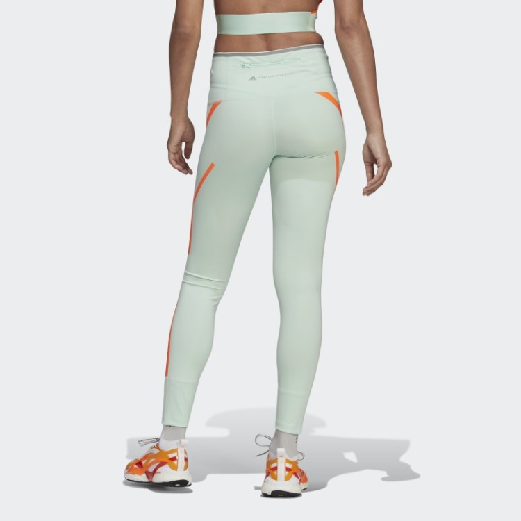 Leggings De Corrida Adidas By Stella Mccartney Truepace Frozen Green Hot