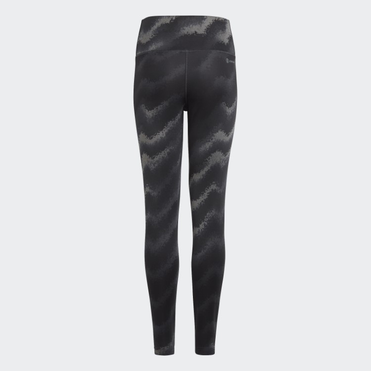 Calça Legging Cintura Alta Estampada Adidas Grey Dance Aeroready