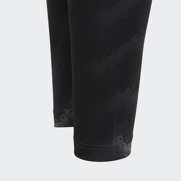 Calça Legging Cintura Alta Estampada Adidas Grey Dance Aeroready