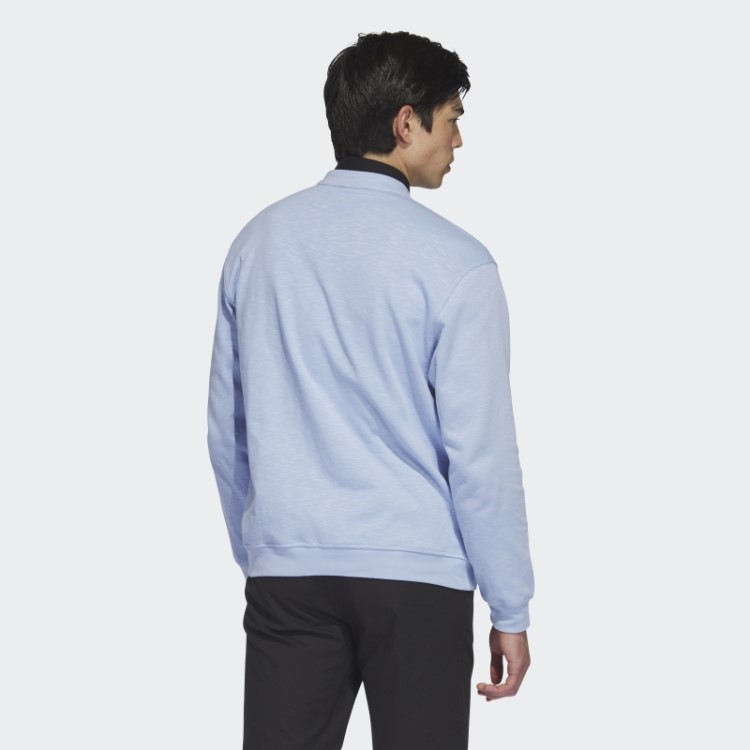 Pulôver Adidas Go-to 1/4 Com Zíper Azul Dawn