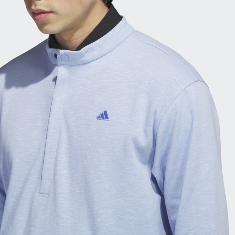 Pulôver Adidas Go-to 1/4 Com Zíper Azul Dawn