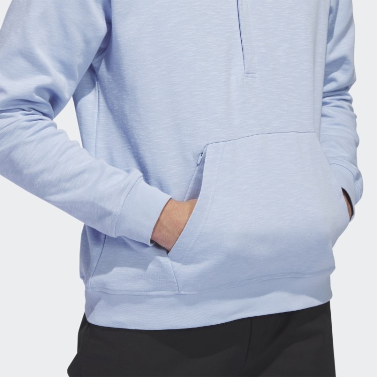 Pulôver Adidas Go-to 1/4 Com Zíper Azul Dawn