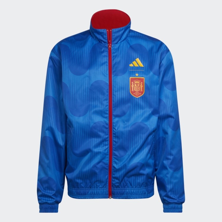 Jaqueta Hino Da Espanha Vermelha Adidas