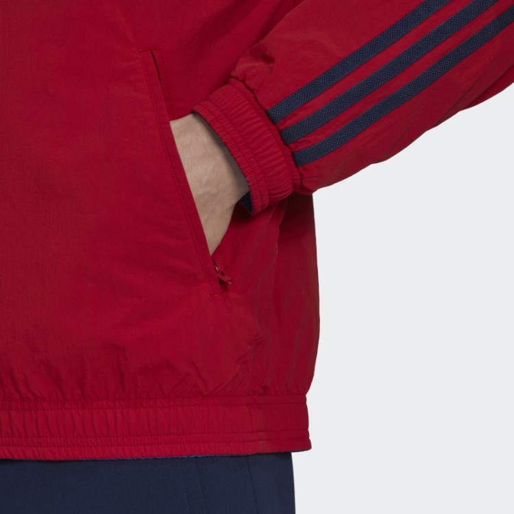 Jaqueta Hino Da Espanha Vermelha Adidas