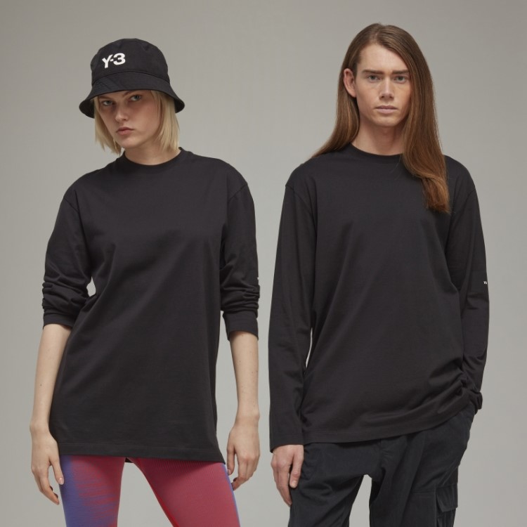 Elegante Blusa De Manga Longa Adidas Y-3