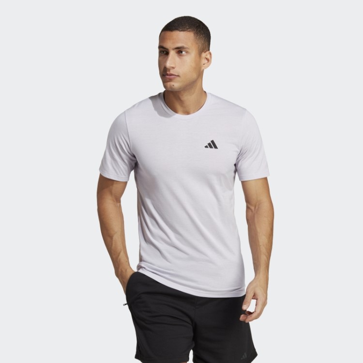 Camiseta De Treino Adidas Train Essentials Feelready Silver Dawn