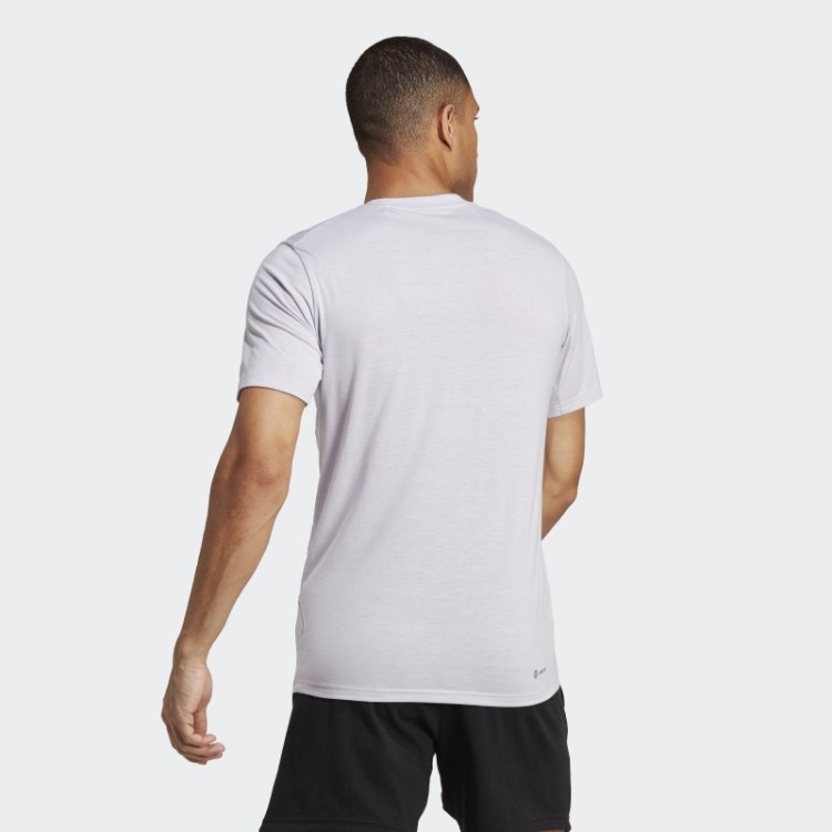 Camiseta De Treino Adidas Train Essentials Feelready Silver Dawn