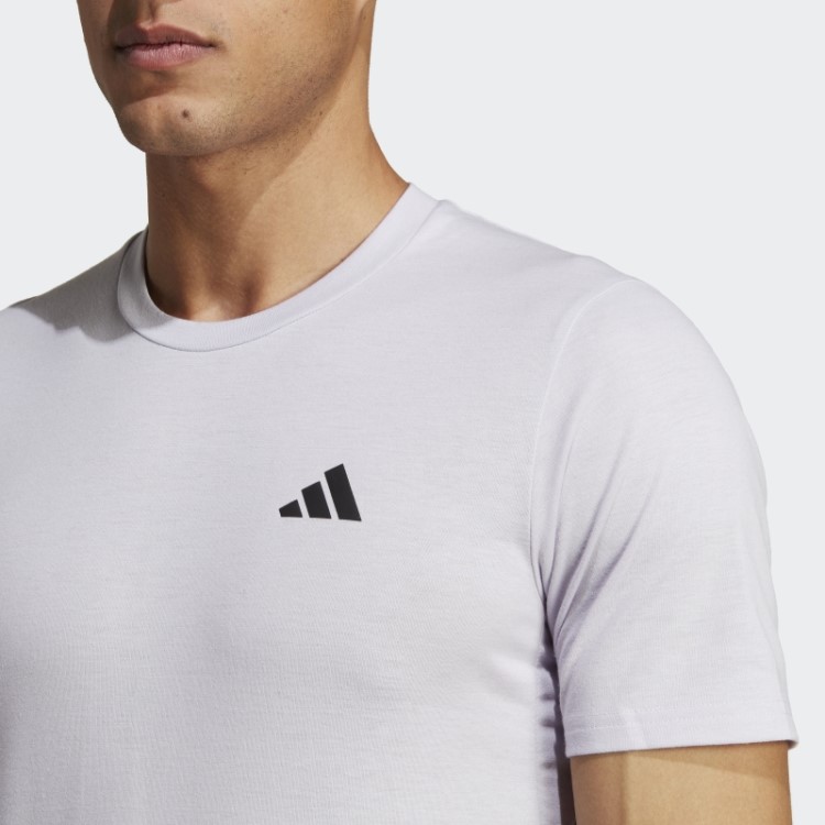 Camiseta De Treino Adidas Train Essentials Feelready Silver Dawn