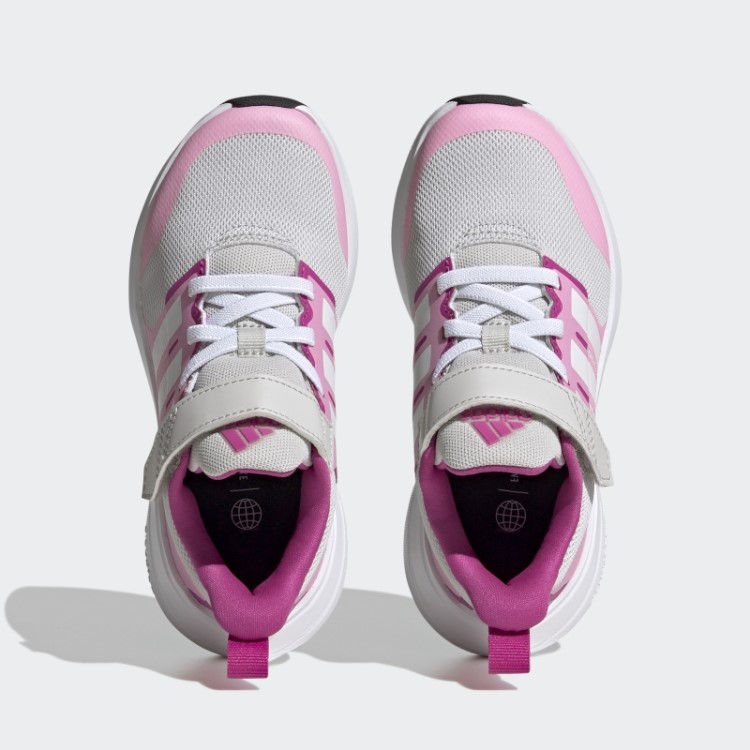 Tênis Fortarun 2.0 Cloudfoam Elástico Com Tira Superior Em Renda Adidas Cinza