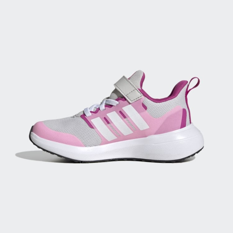 Tênis Fortarun 2.0 Cloudfoam Elástico Com Tira Superior Em Renda Adidas Cinza