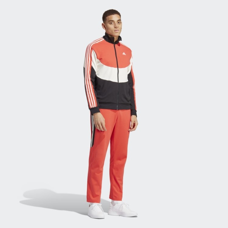Agasalho Colorblock Vermelho Adidas