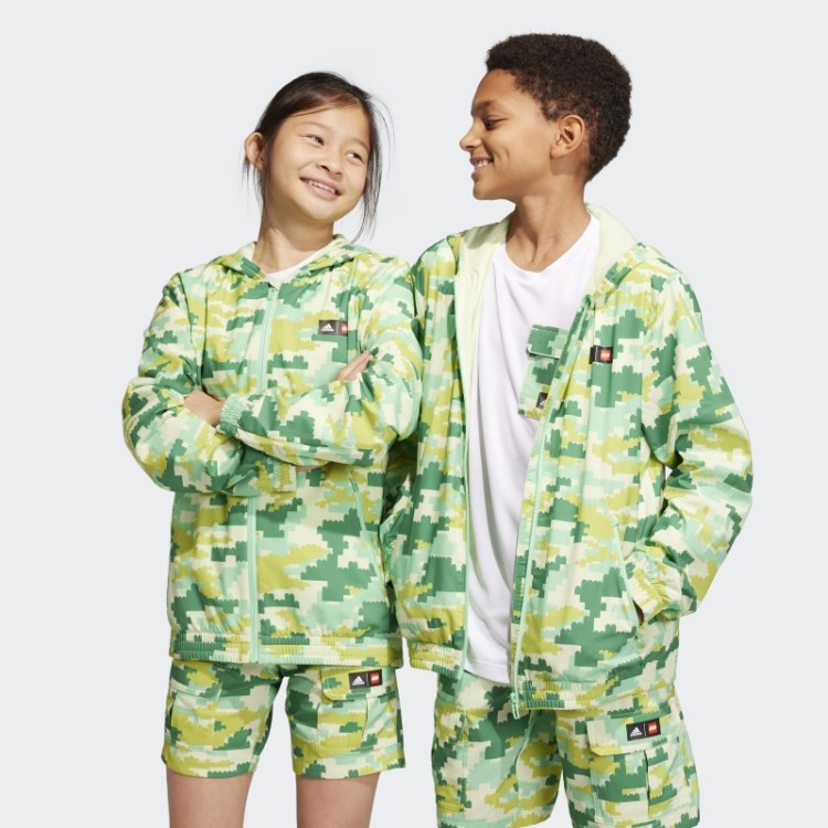 Jaqueta Verde Quente Adidas X Lego Play