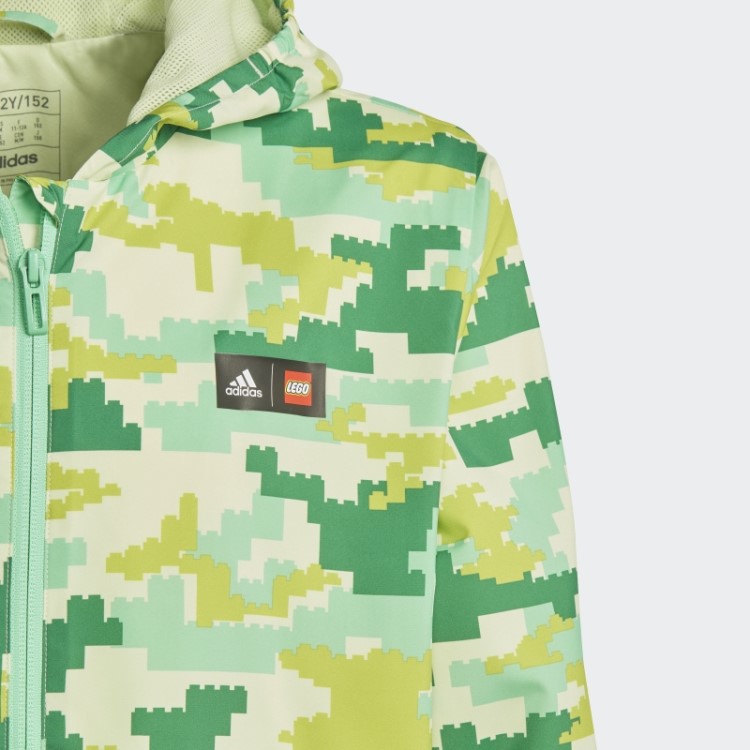 Jaqueta Verde Quente Adidas X Lego Play