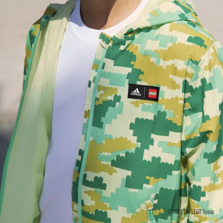 Jaqueta Verde Quente Adidas X Lego Play