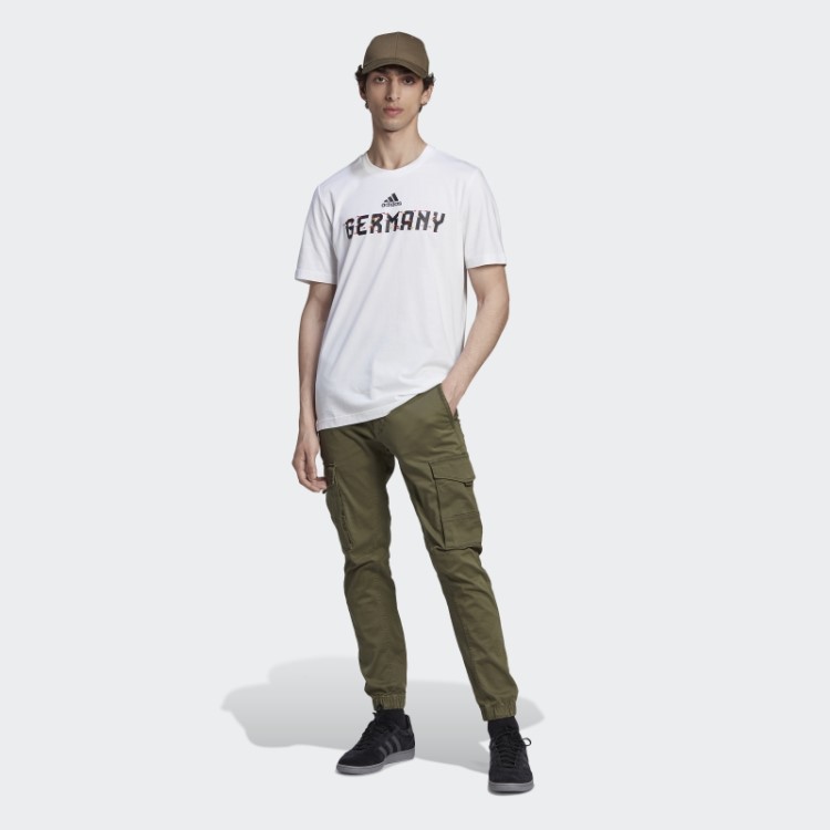 Camiseta Branca Da Adidas Fashion Copa Do Mundo Da Fifa 2022 Alemanha