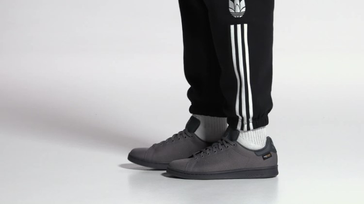 Sapatos Adidas Stan Smith Cinza Moda