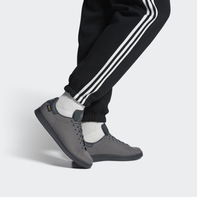 Sapatos Adidas Stan Smith Cinza Moda