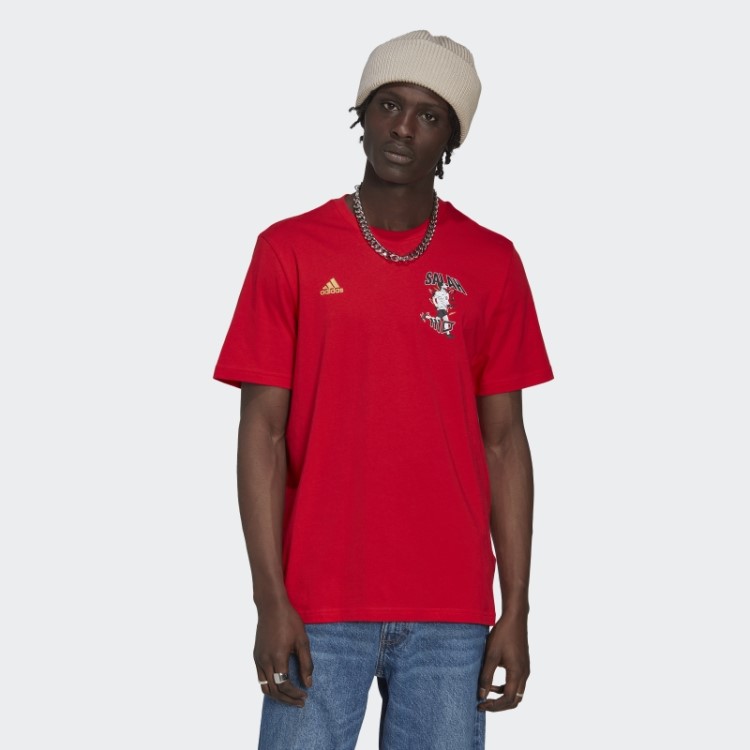 Mo Salah Icon Camiseta Vermelha Adidas