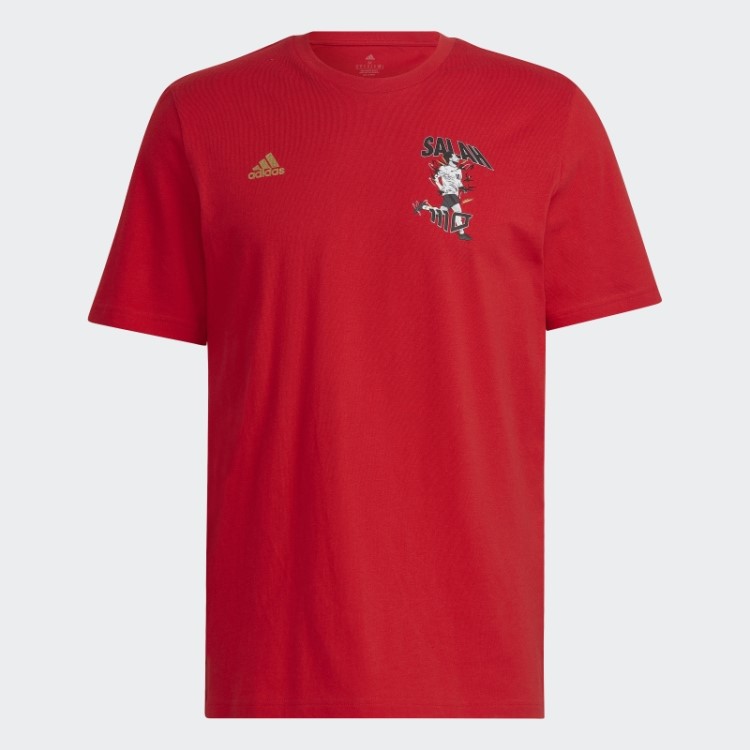 Mo Salah Icon Camiseta Vermelha Adidas