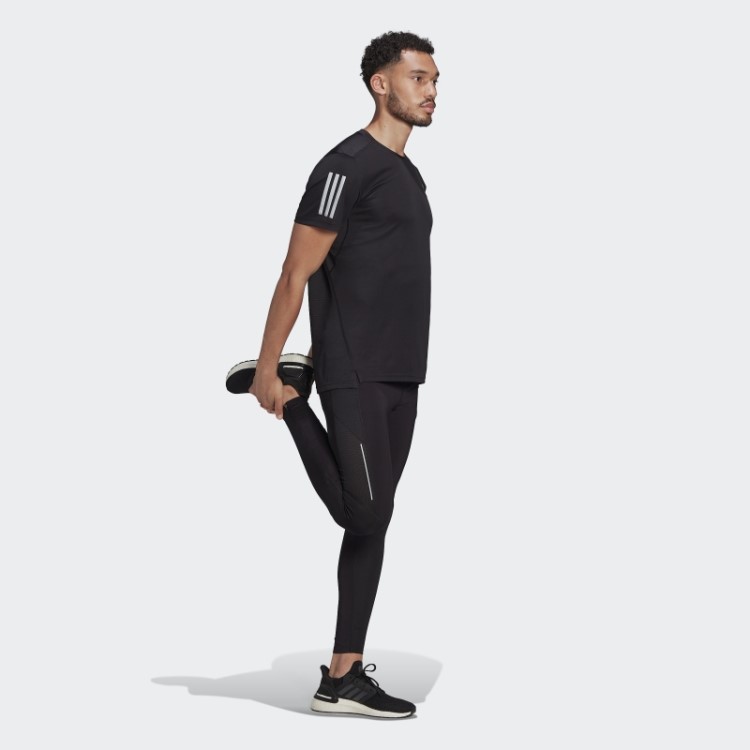 Adidas Possui A Camiseta Run Prateada Estilosa
