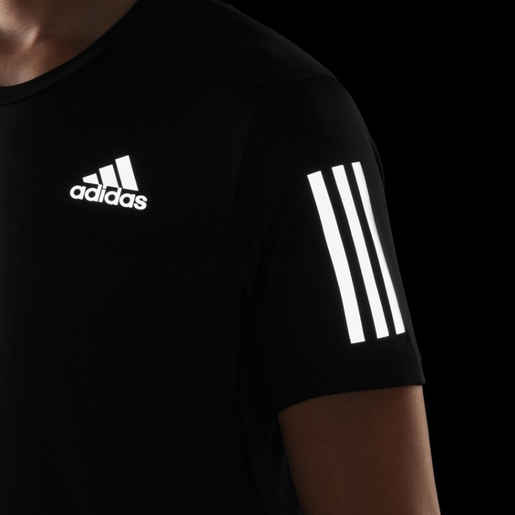 Adidas Possui A Camiseta Run Prateada Estilosa