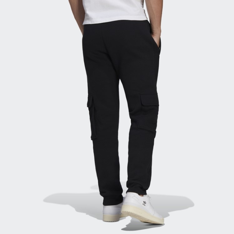 Calça Cargo Adicolor Essencial Trefoil Preta Adidas