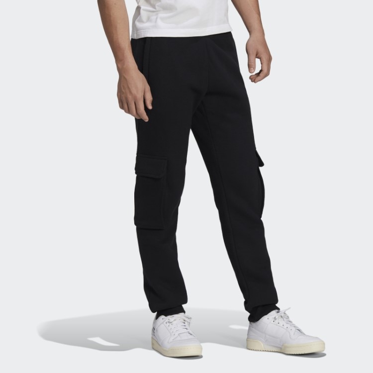 Calça Cargo Adicolor Essencial Trefoil Preta Adidas