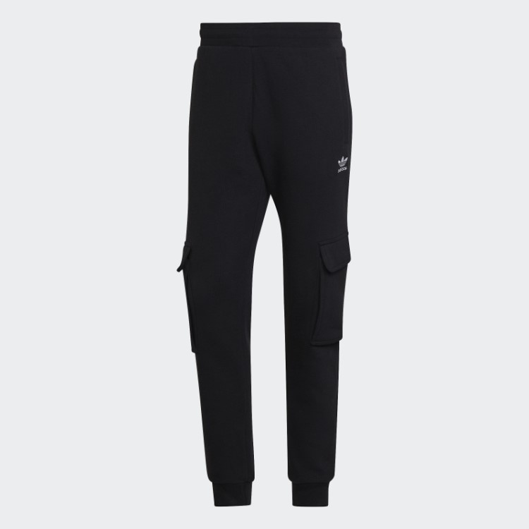 Calça Cargo Adicolor Essencial Trefoil Preta Adidas