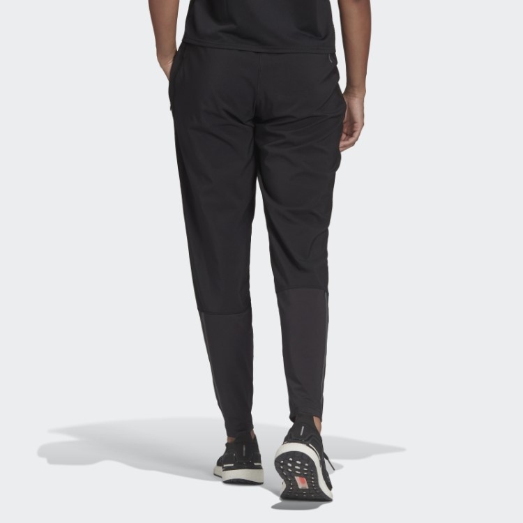 Run Icons 3 Listras Wind Joggers Adidas Black